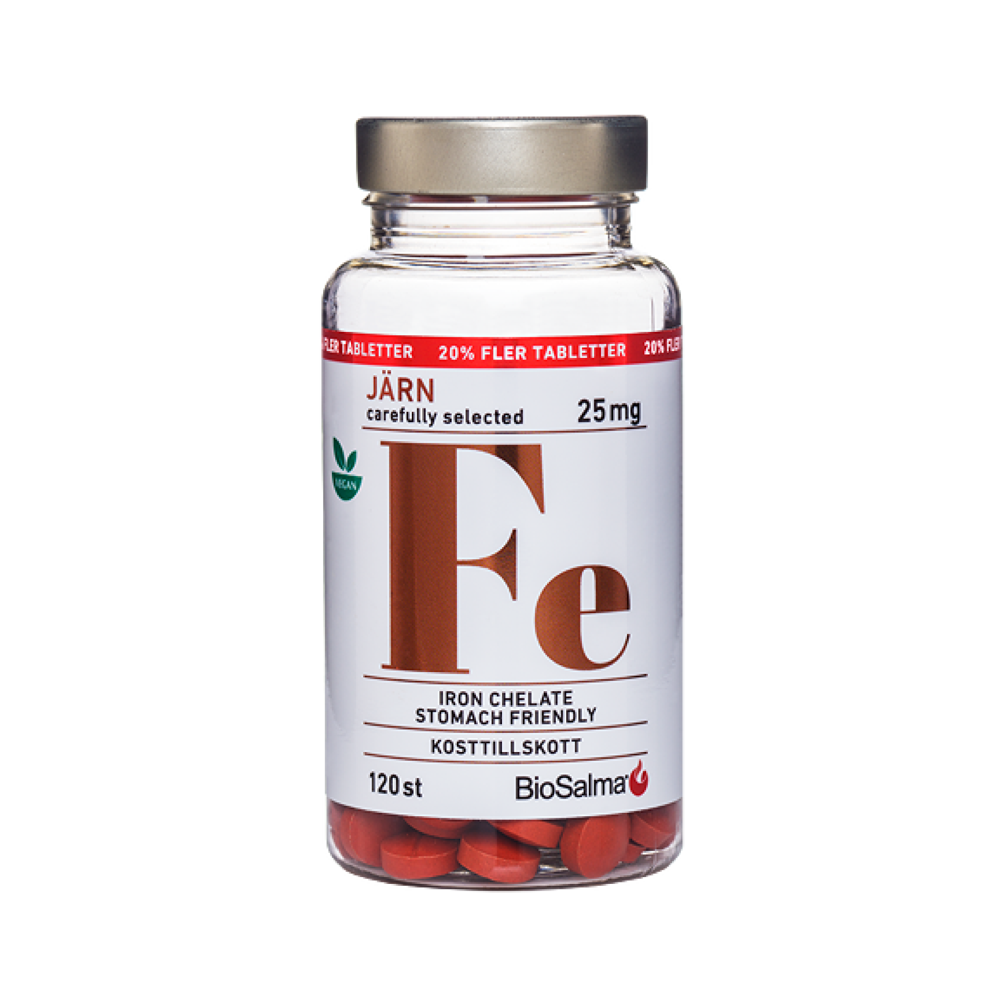 Geležis „Ferrochel®“, 25mg