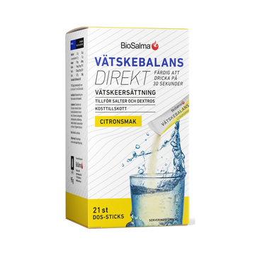 "Water Balance Direct" lemon-flavored electrolytes, 21 sachets