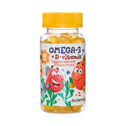 Omega-3 Vaikams + Vitaminas D3 ir E, 100 kapsulių