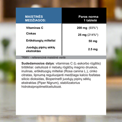 Ashwagandha with turmeric and Vitamin B, 120 capsules