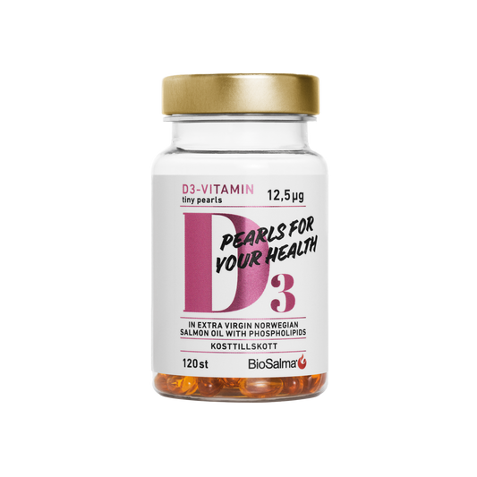 Vitaminas D3 (500TV), 120 kapsulių