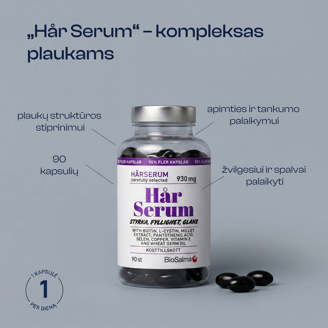Hair serum, 90 capsules