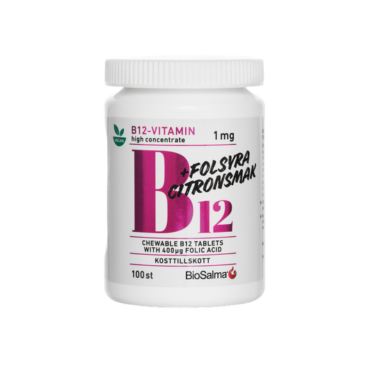 Vitamin B12 with Folic Acid, 100 tablets