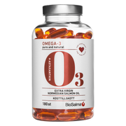 Omega-3 žuvies taukai iš Norvegijos lašišų - EPR ir DHR, širdies sveikata, smegenis, 180 kapsulių