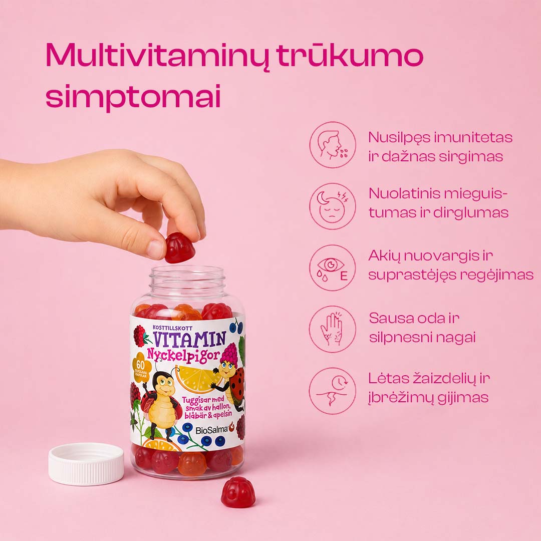 Multivitamins for children "Ladybugs", 60 gummies