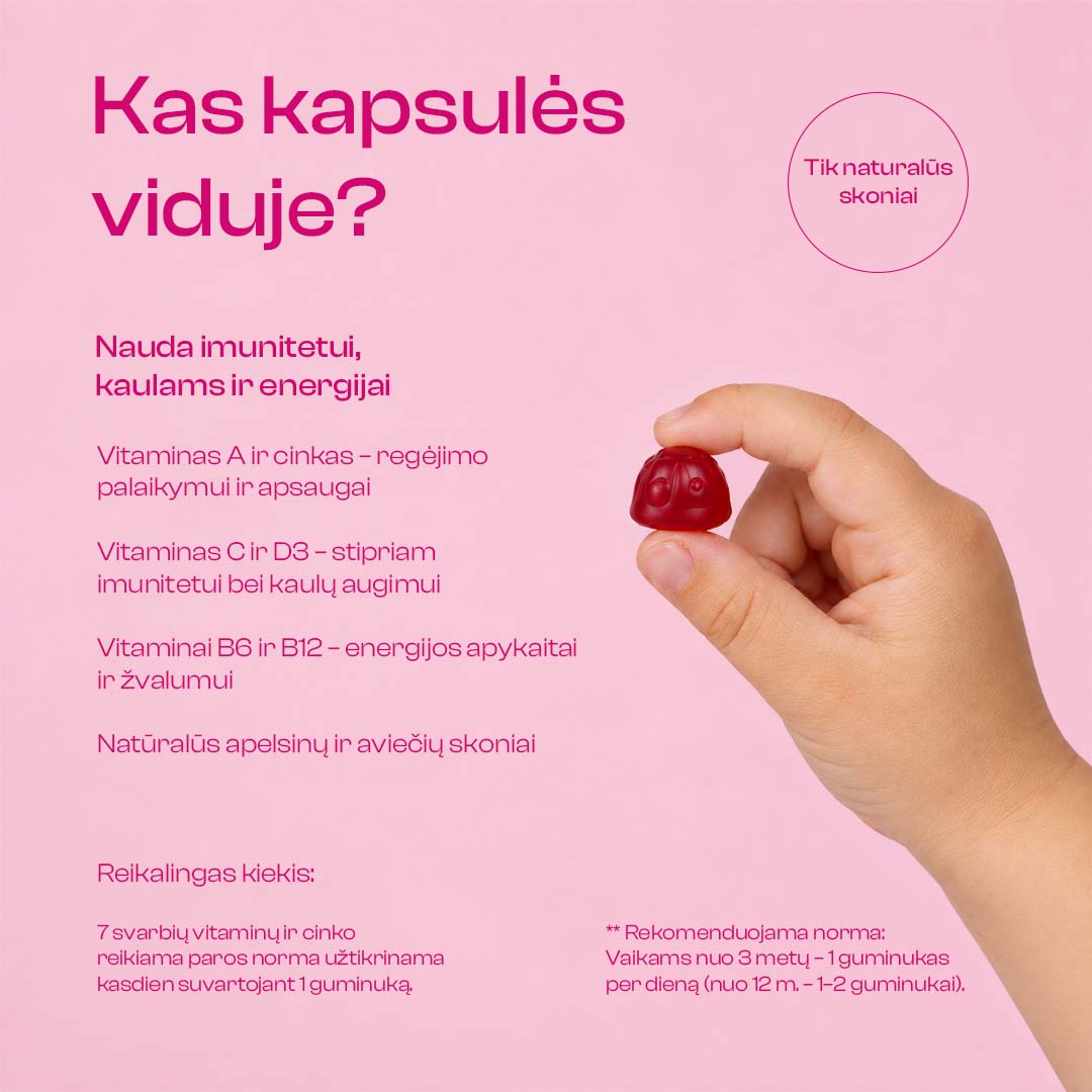 Multivitamins for children "Ladybugs", 60 gummies