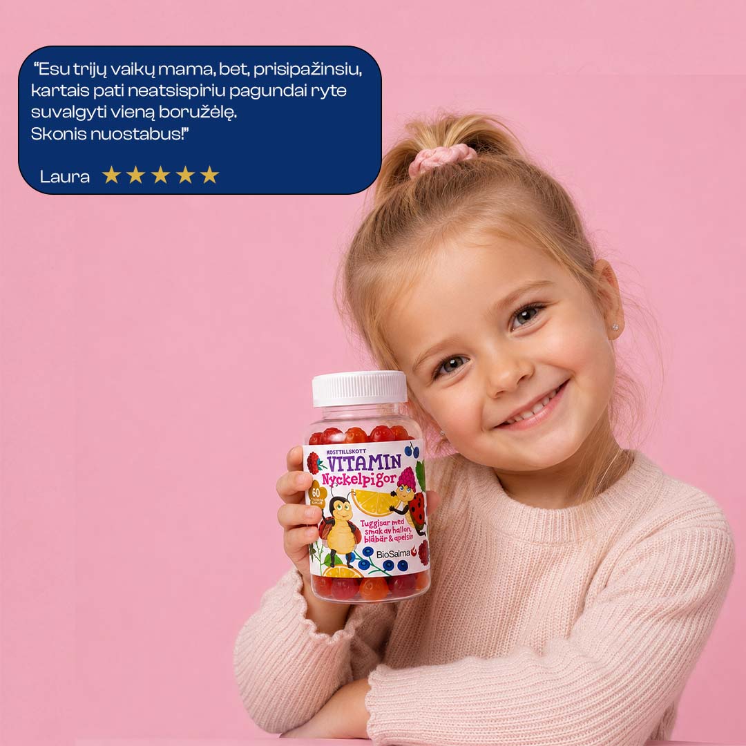 Multivitamins for children "Ladybugs", 60 gummies
