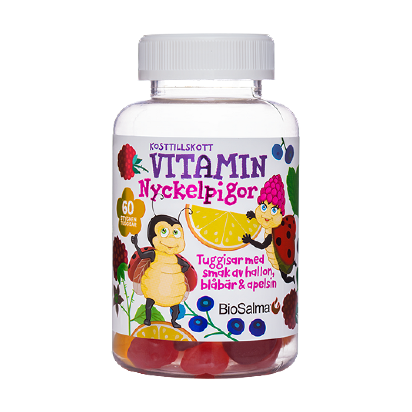 Multivitaminai vaikams „BORUŽĖLĖS“, 60 guminukų
