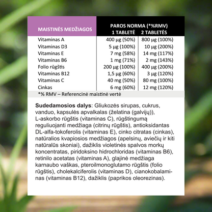 Multivitaminai vaikams „BORUŽĖLĖS“, 60 guminukų