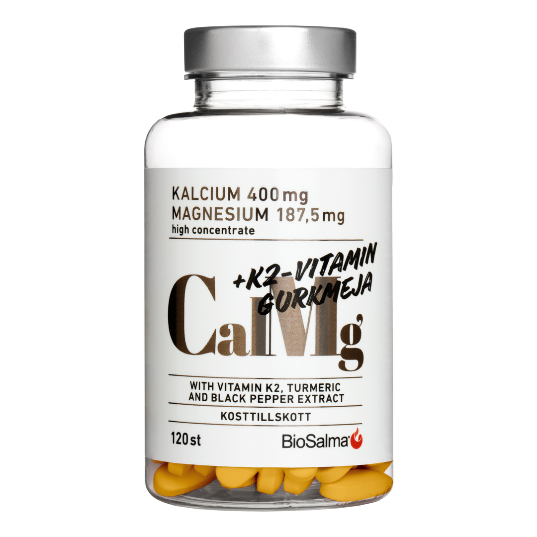 Kalcis ir Magnis su Vitaminu K2, 120 tablečių
