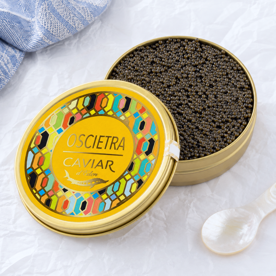 Oscietra Juodieji eršketo ikrai, Caviar d'Eden