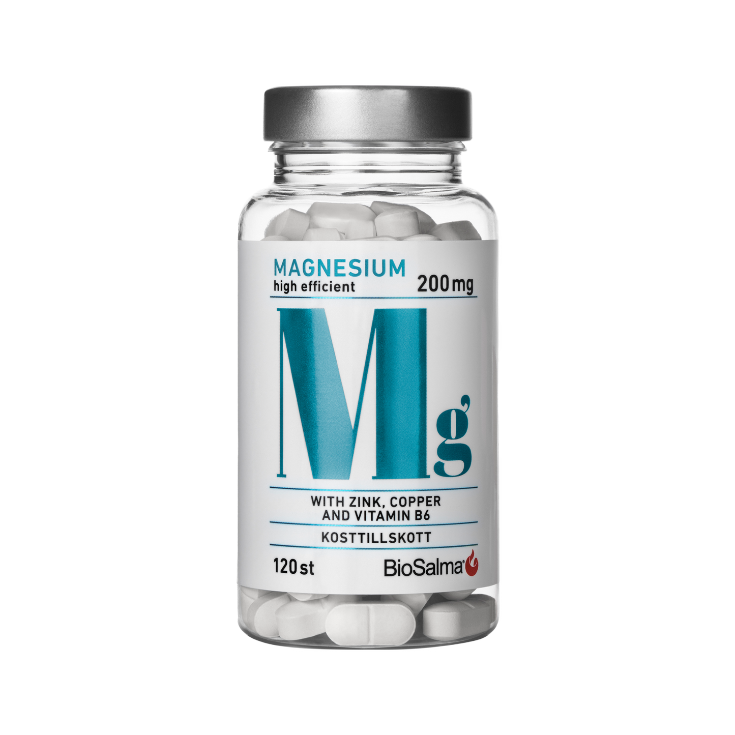 Magnesium with Zinc, Copper and Vitamin B6, 120 tablets