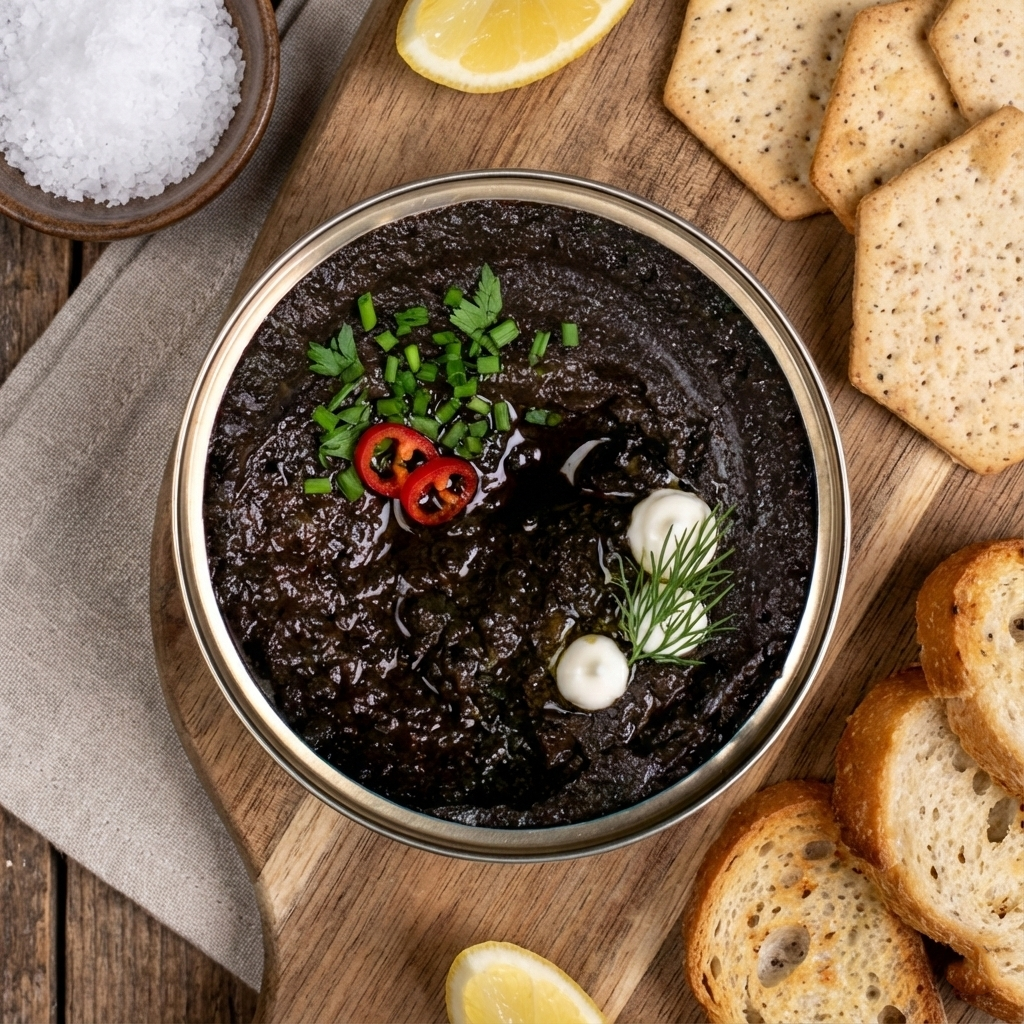 Krevečių ir sepijų užtepėlė