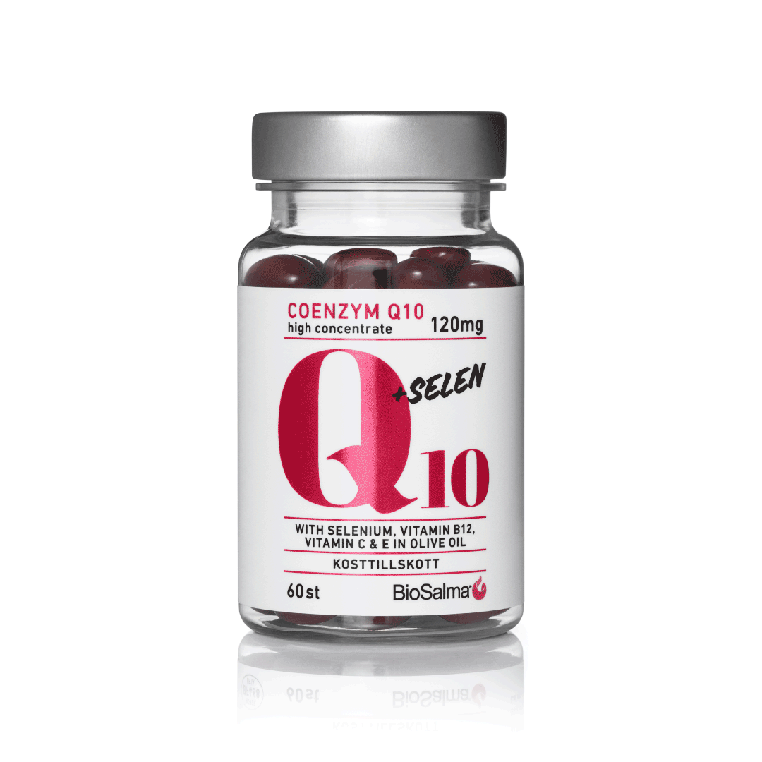 BioSalma Kofermentas Q10 120mg + Selenas, 60 kapsulių