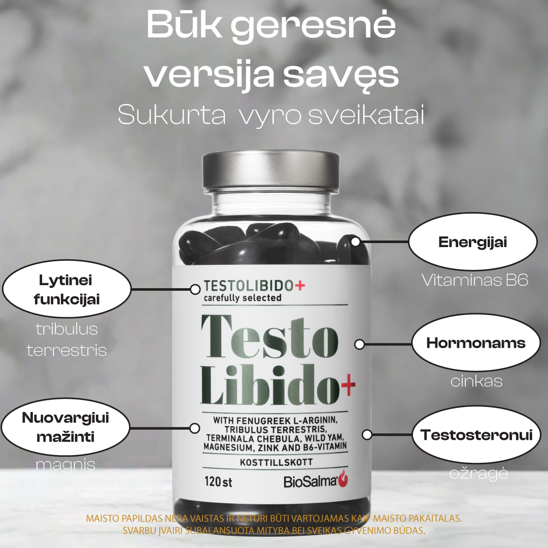 TestoLibido +, 120 capsules