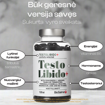 TestoLibido +, 120 capsules