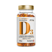 Vitamin D3 (2500IU) + Omega3 salmon oil, 180 capsules