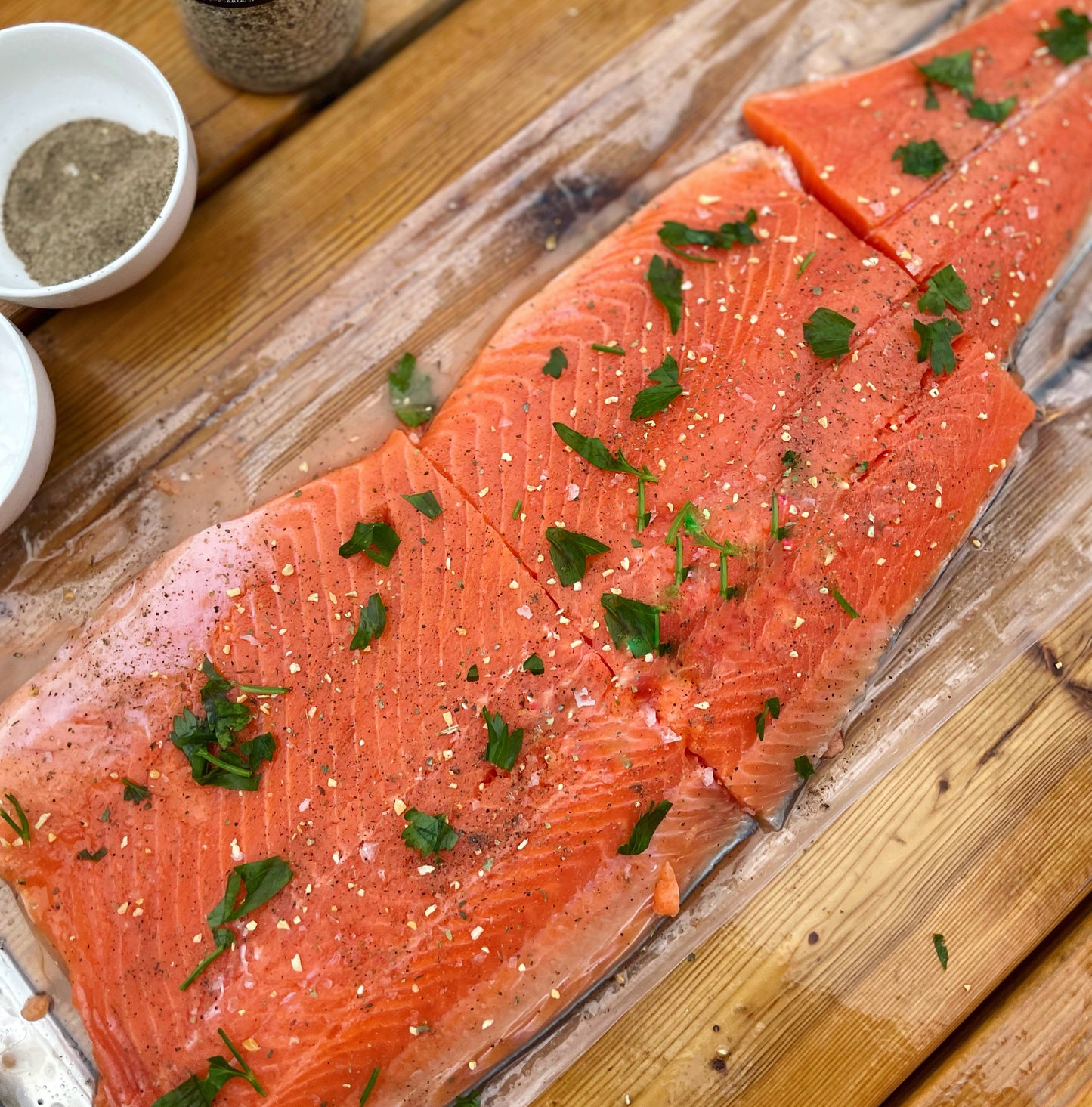 Fjordų upėtakio filė su oda, 0.9 - 1.8 kg