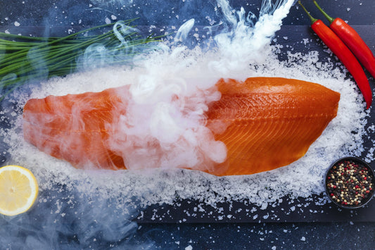 Šalto rūkymo upėtakio filė, 500g